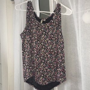 Lauren Conrad floral tank